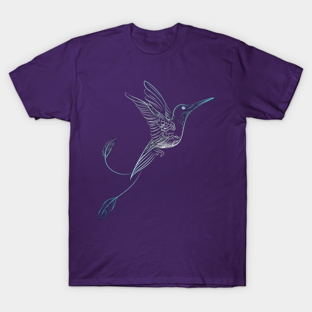 Humming Bird Nature T-Shirt by letnothingstopyou